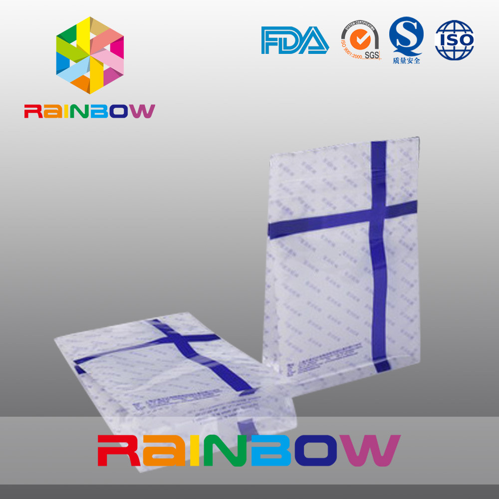 กราเวียร์พิมพ์ถุงพลาสติกก้นแบนบรรจุภัณฑ์ Ziplock อาหารเกรด Resealing