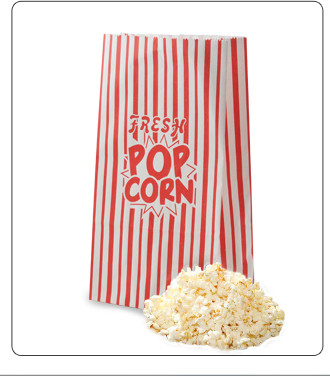 ถุงกระดาษคราฟท์สีน้ำตาลด้านล่างแบนด้านบนเปิดสำหรับขนมขบเคี้ยว