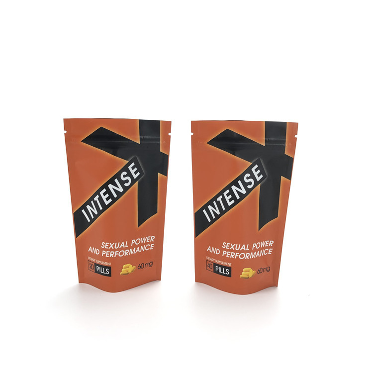 ถุง CBD แบบกำหนดเอง Stand Up Doypack Matte Aluminium Foil Baggies Food Package