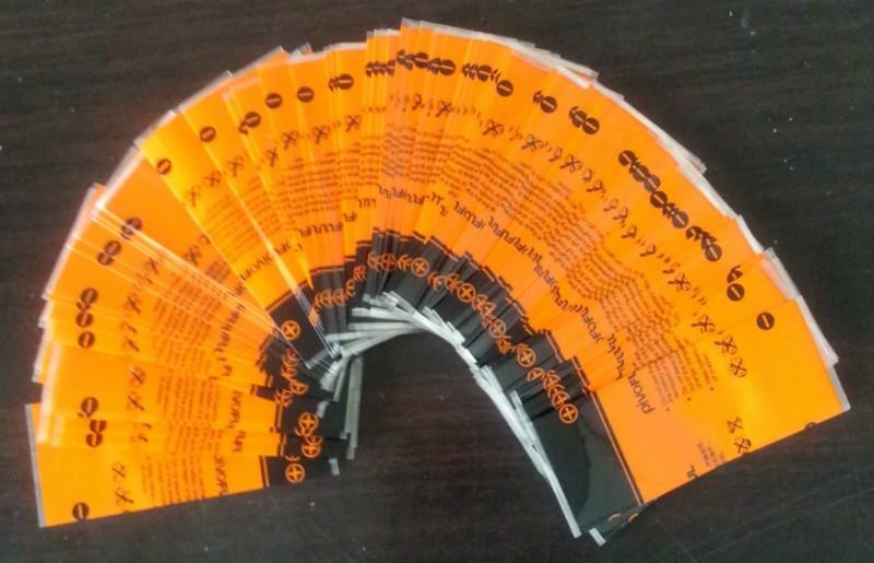 อุตสาหกรรมเครื่องดื่มพิมพ์ฉลากหดฉลากพลาสติกฉลากหดสำหรับรูปร่างขวด