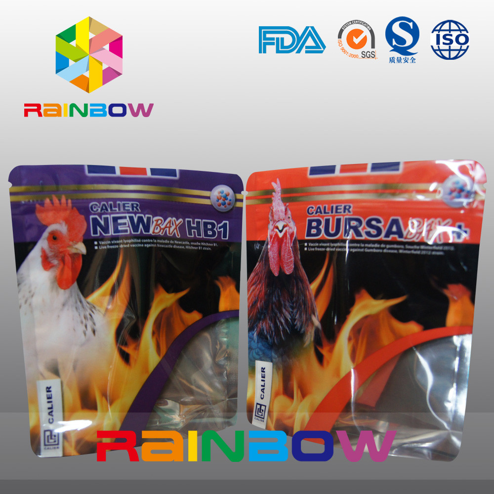 ยืนขึ้น Zpilock อาหารสัตว์เลี้ยงกระเป๋าอลูมิเนียมฟอยล์สัตว์ Tukey ถุงอาหาร