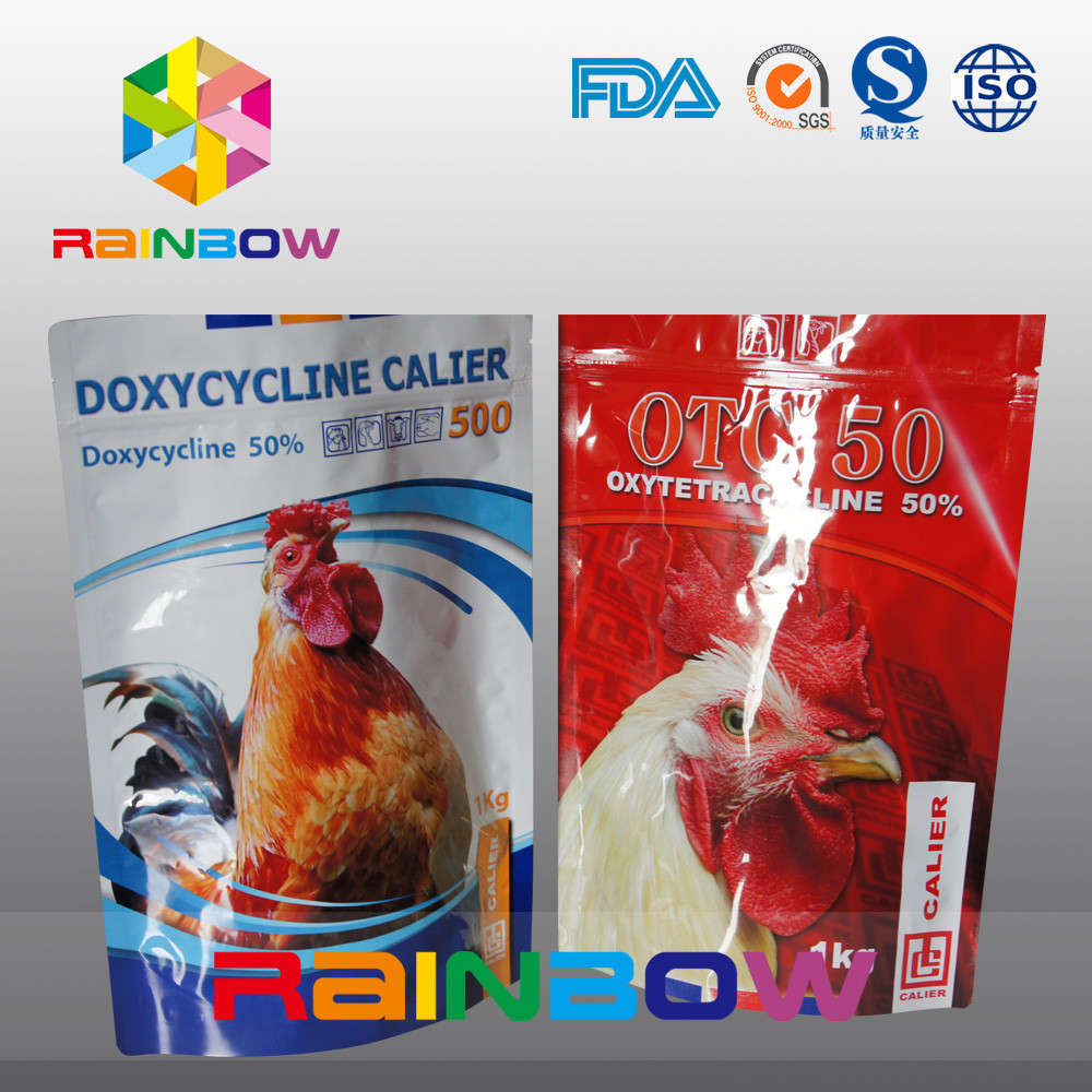 ปรับแต่งโลโก้ของคุณเอง Stand Up Pet / Tukey ถุงเก็บอาหารพร้อมซิป