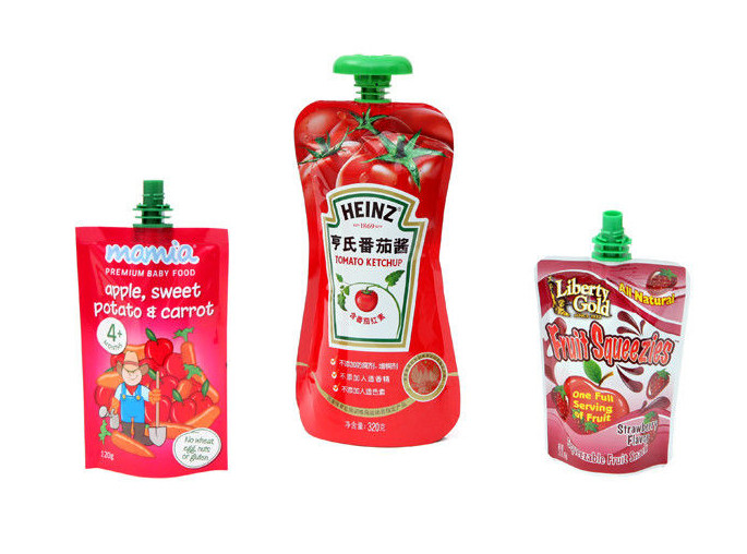 ถุงพลาสติกเหลวบรรจุภัณฑ์สำหรับการดื่ม / บรรจุ doypack แบบยืดหยุ่น