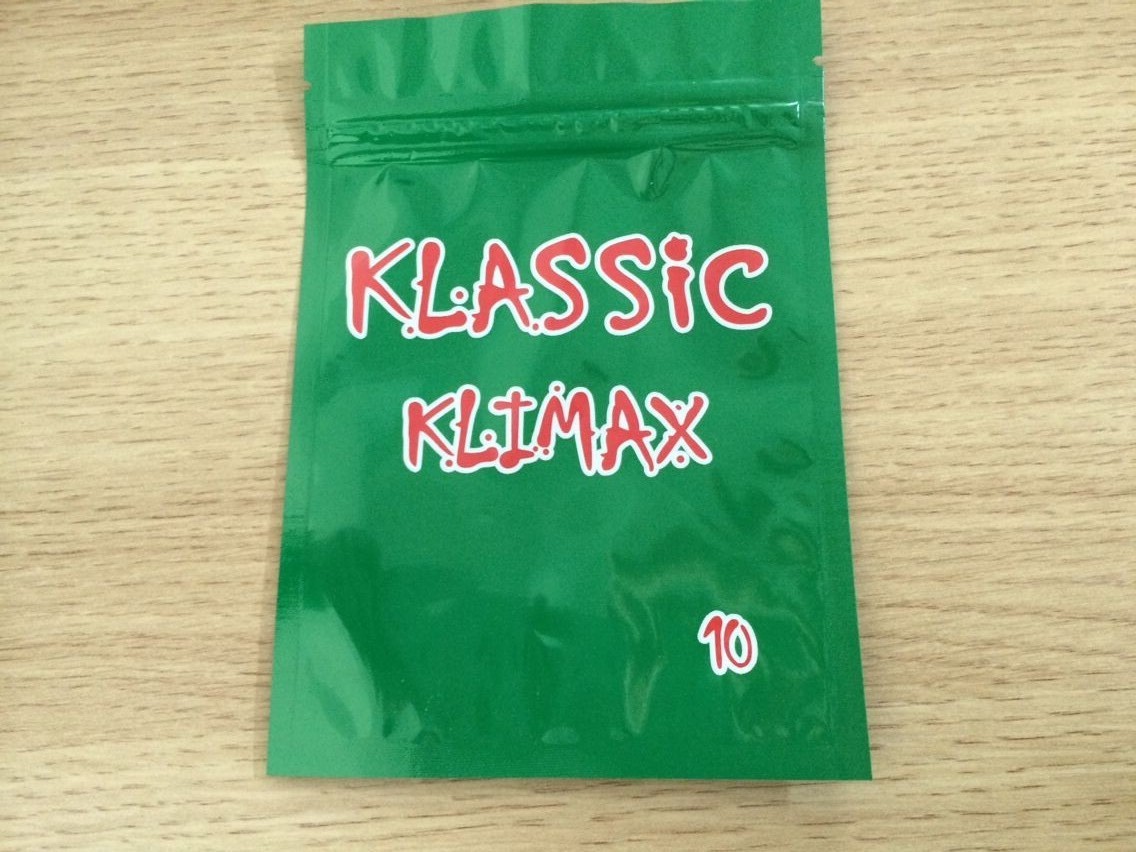 บรรจุภัณฑ์อลูมิเนียมฟอยล์รีไซเคิลบรรจุสมุนไพร - ถุงธูป Mylar Ziplock