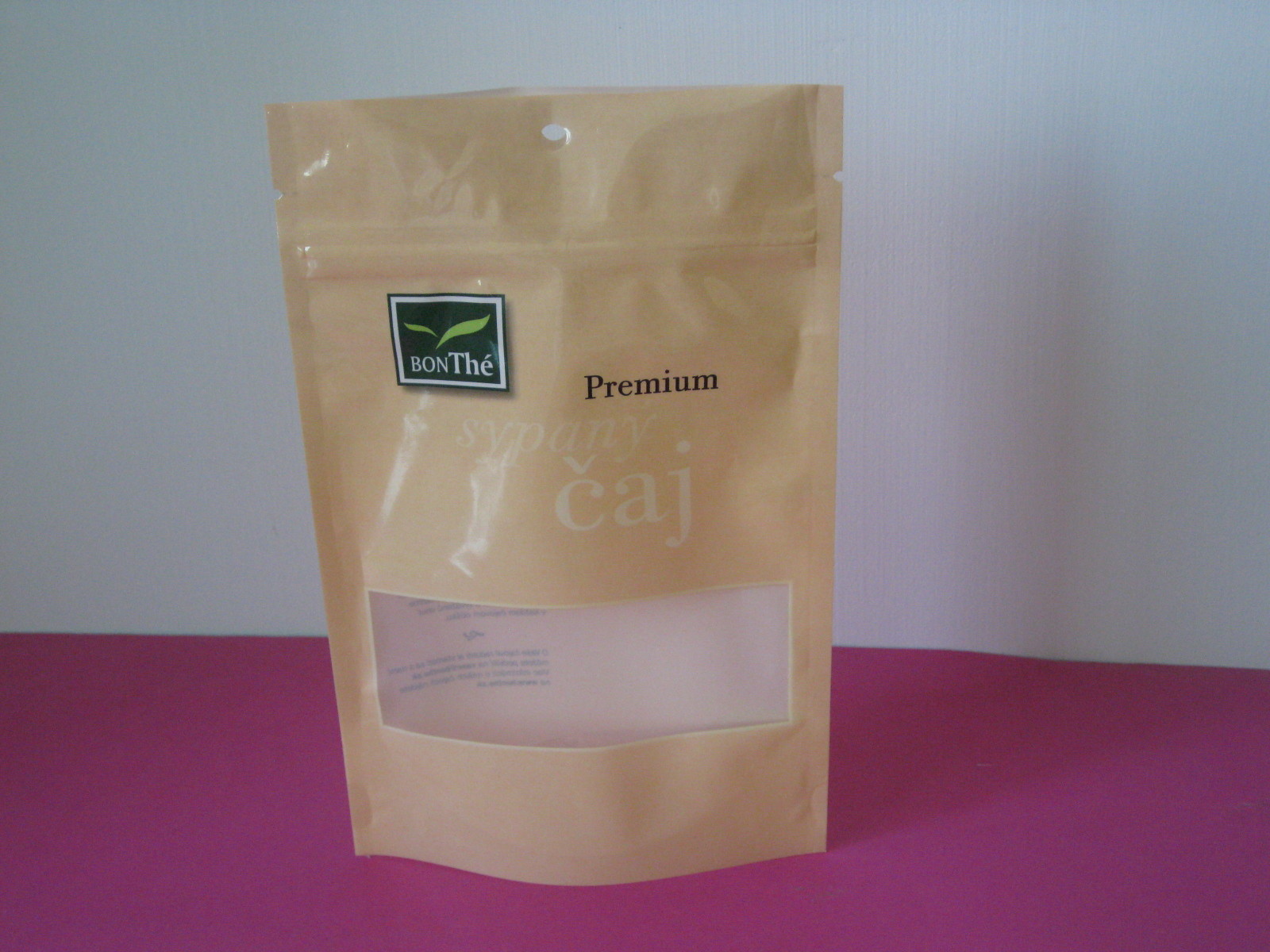 ถุงฟอยล์อลูมิเนียมรีไซเคิลได้บรรจุภัณฑ์ลามิเนต Stand Up Matt Mylar Pouch พร้อมหน้าต่าง