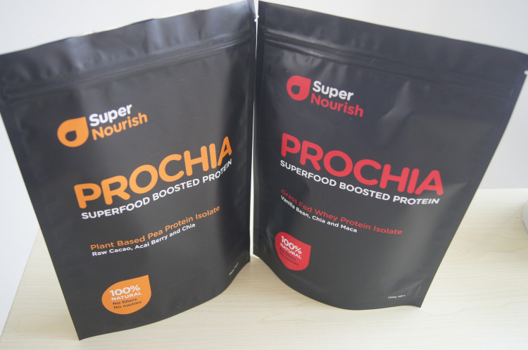 บรรจุภัณฑ์ซองอลูมิเนียมฟอยล์ Ziplock Stand Up สำหรับชา / กาแฟ / ของเหลว