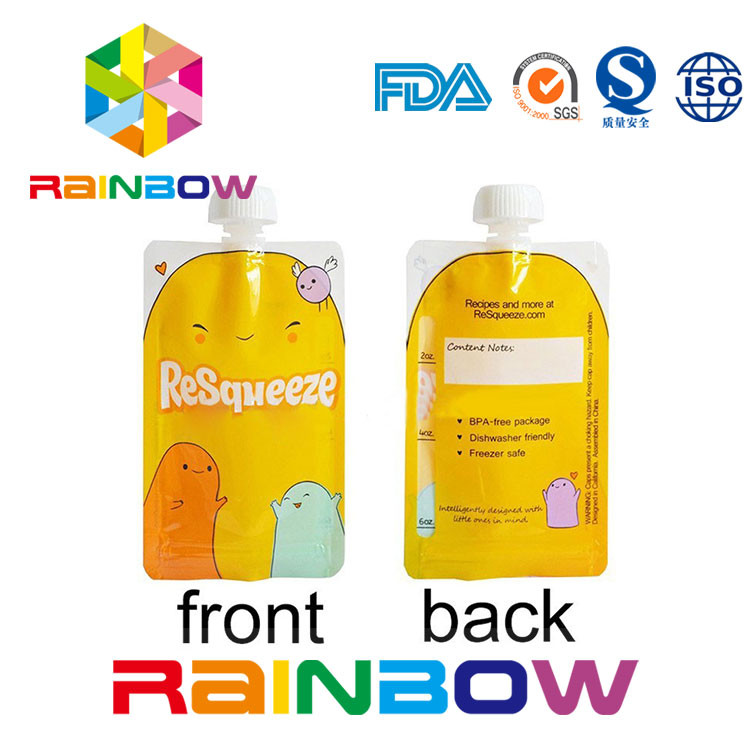 สมูทตี้บรรจุภัณฑ์พลาสติกเกรดอาหาร 4 ออนซ์