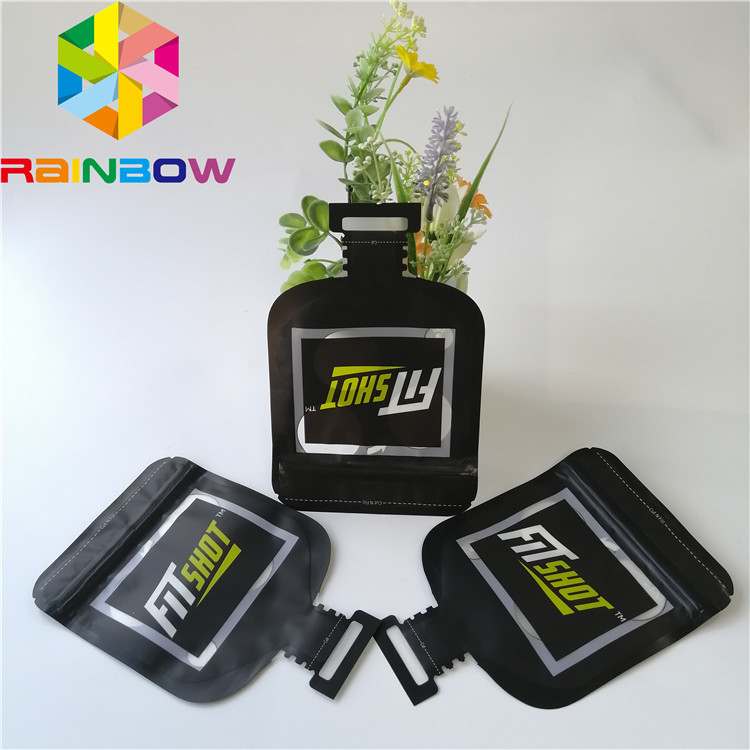 กระเป๋าทรงแบน 3.5 กรัม รูปโดนัท MOPP VMPET ถุง Mylar หนา