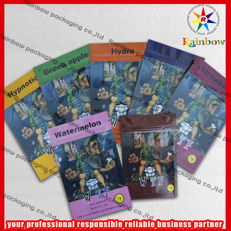 ถุงธูปสมุนไพรพิมพ์แบบสดใส ivid ถุงฟอยล์อลูมิเนียม