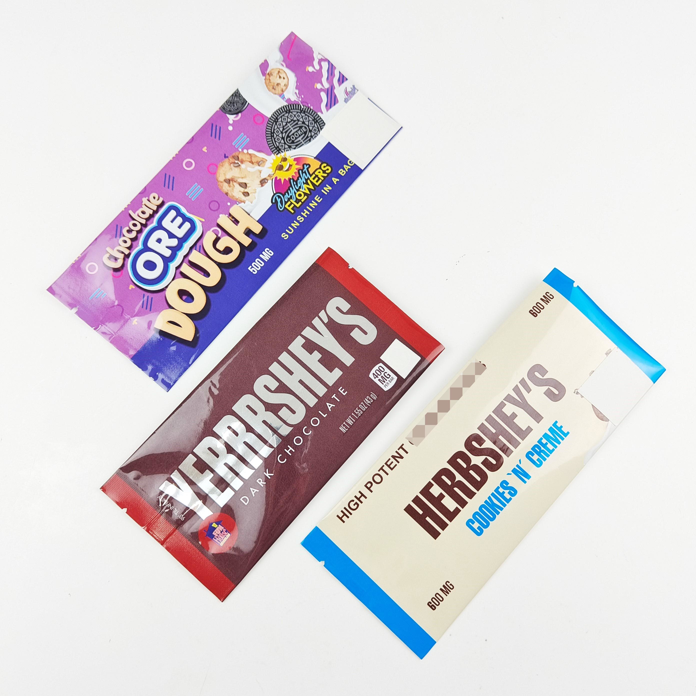 ถุงบรรจุภัณฑ์ช็อคโกแลต 500 มก. ถุงบรรจุภัณฑ์ฟอยล์อลูมิเนียมกินได้กันความชื้น