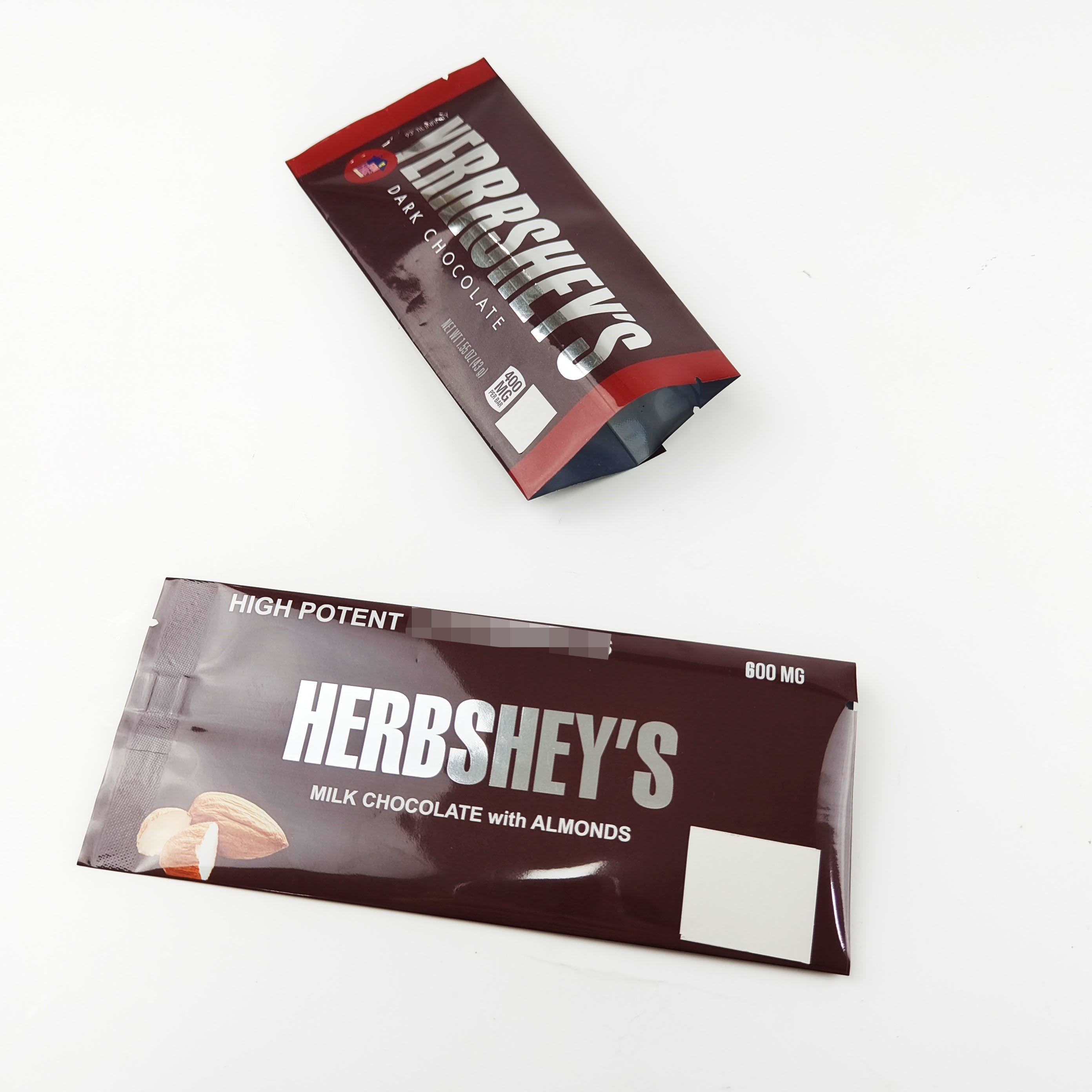 ถุงบรรจุภัณฑ์ช็อคโกแลต 600 มก. โลโก้ที่กำหนดเองถุงฟอยล์ถุงบรรจุช็อคโกแลต