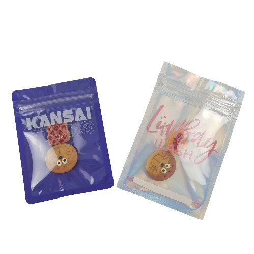 ปรับแต่งบรรจุภัณฑ์ถุงอาหาร Mylar 35g กัญชาพลาสติก Mylar Stand Up Pouches