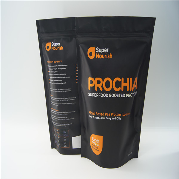 ถุงฟอยล์ Ziplock ฟอยล์เรียงราย, ผงโปรตีน / ถุงบรรจุภัณฑ์ฟอยล์อาหาร