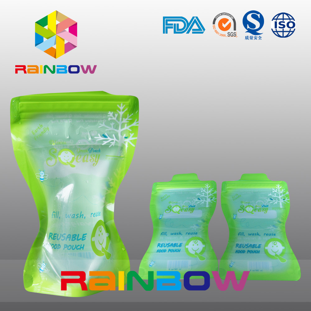 Liquid Spout Pouch บรรจุภัณฑ์ยืนขึ้นถุงทารกด้วยพวย