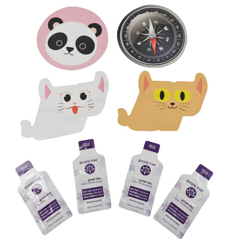 พิมพ์แบบกำหนดเอง Die Cut Mylar ถุง 1g 3.5g 7g 14g 28g เด็กทนสำหรับขนมคุกกี้