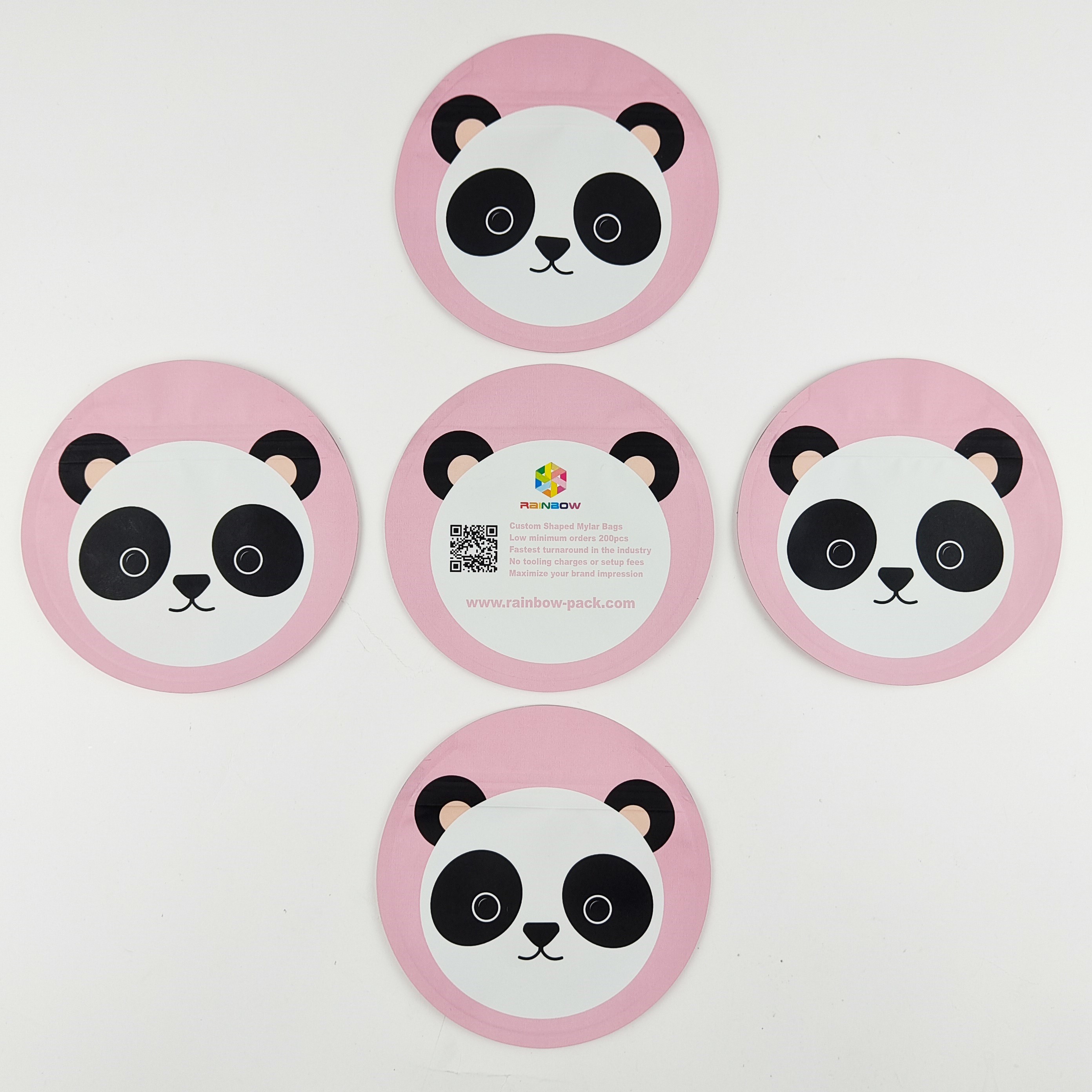 3.5g 7g Edible Candy กระเป๋ารูปทรงพิเศษกลิ่นไม่สม่ำเสมอ Die Cut Mylar Bags