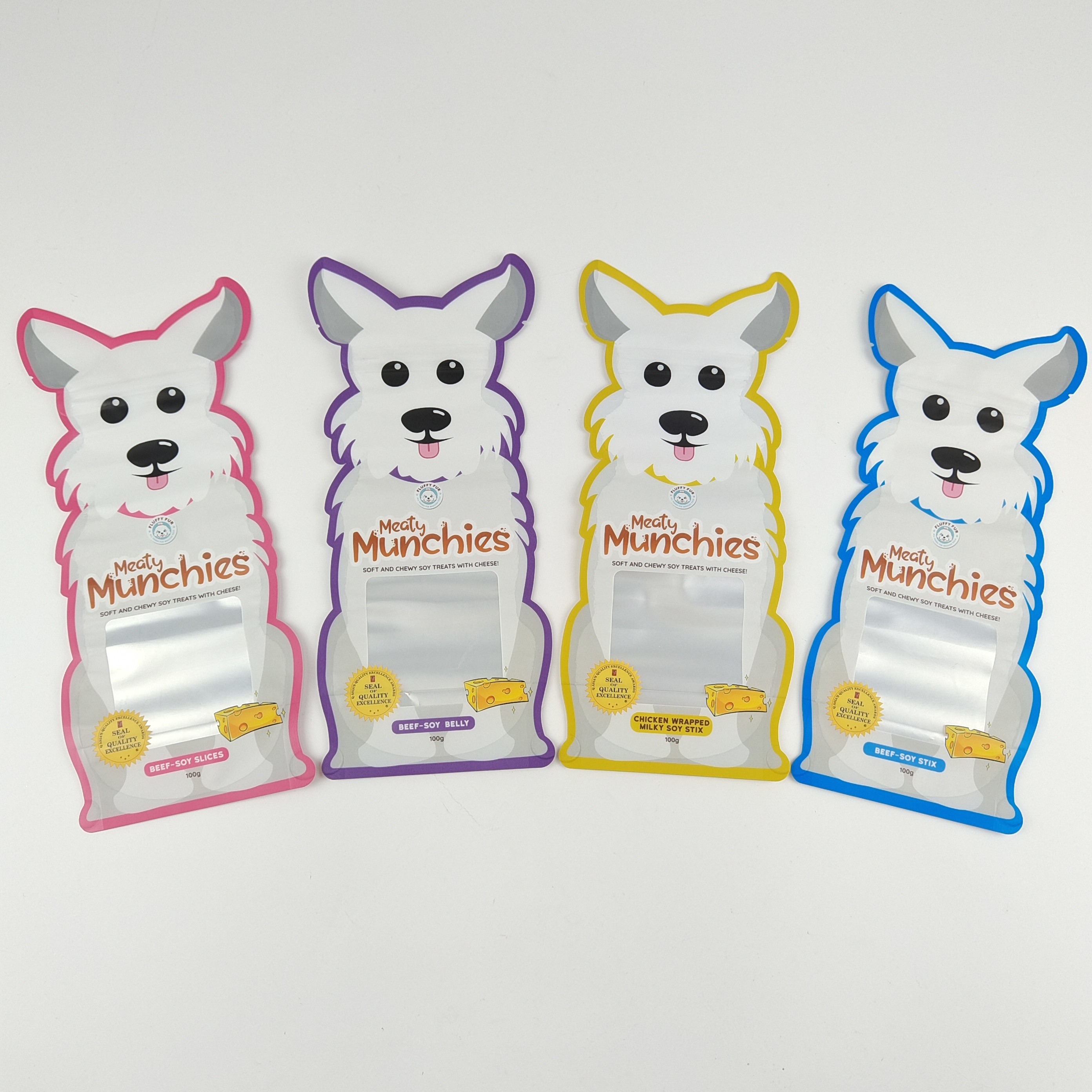 โฮโลแกรมพิมพ์ถุง Mylar Die Cut รูปร่างไม่สม่ำเสมอ 3.5g - 28g Childproof Smell Proof Bag