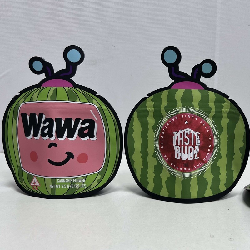 ฟอยล์พลาสติกบรรจุภัณฑ์ธูปสมุนไพรถุง Mylar ยืนขึ้นกระเป๋ากัญชาดอกไม้