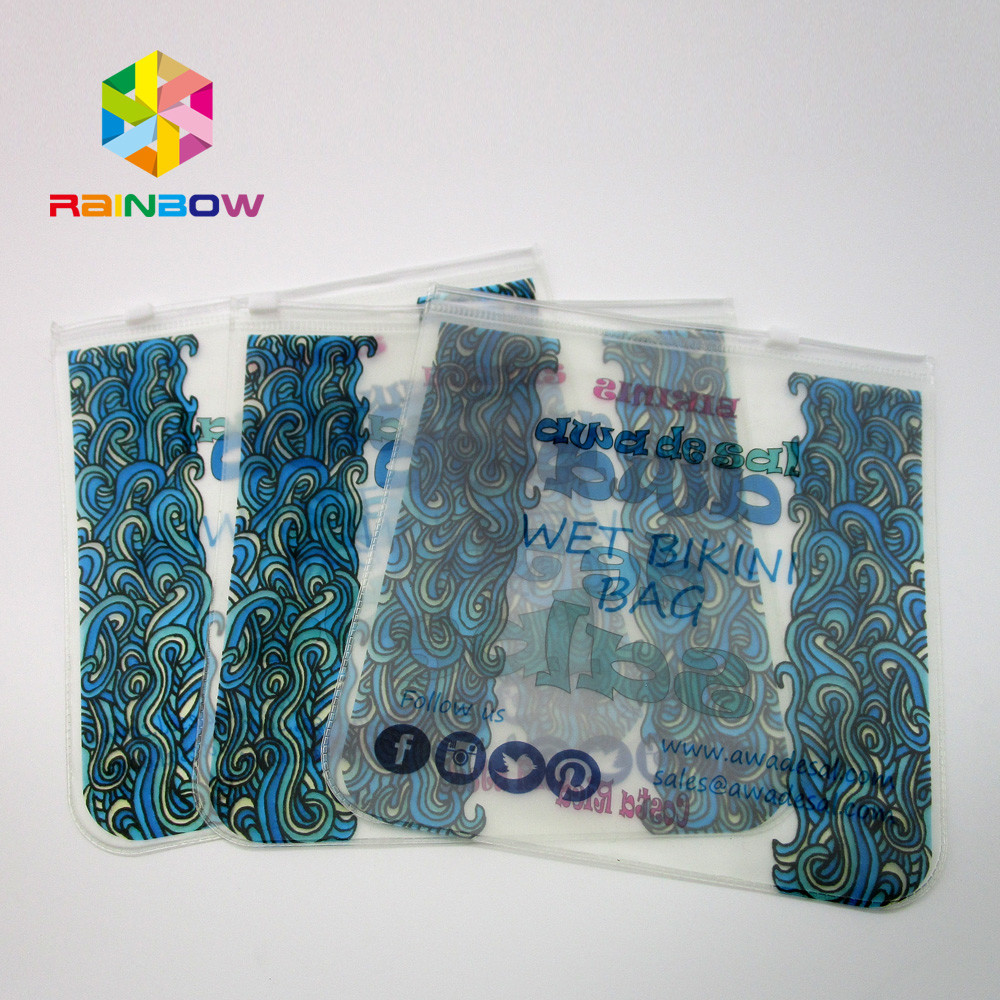 ถุง PVC ใสถุงบิกินี่, ชุดว่ายน้ำพลาสติก EVA กระเป๋ามีซิป