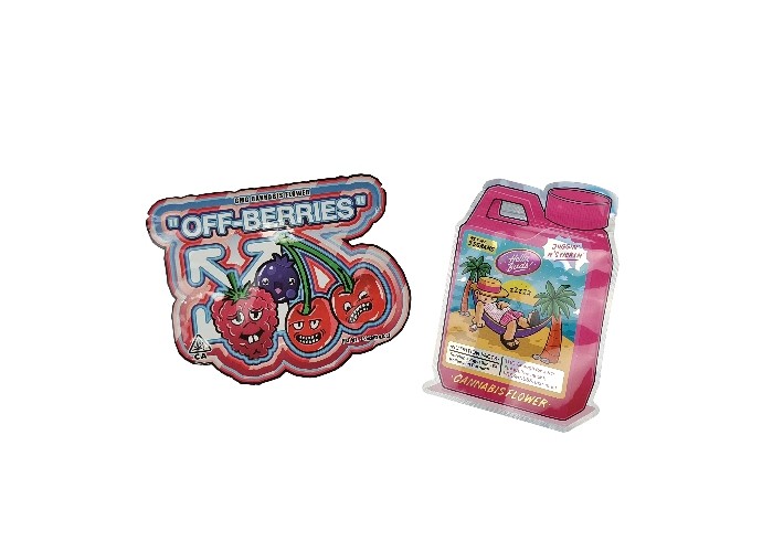 ถุงซิปล็อคเด็กรูปทรงพิเศษผนึกถุงกันกลิ่นได้ 3.5 กรัม - 28 กรัม