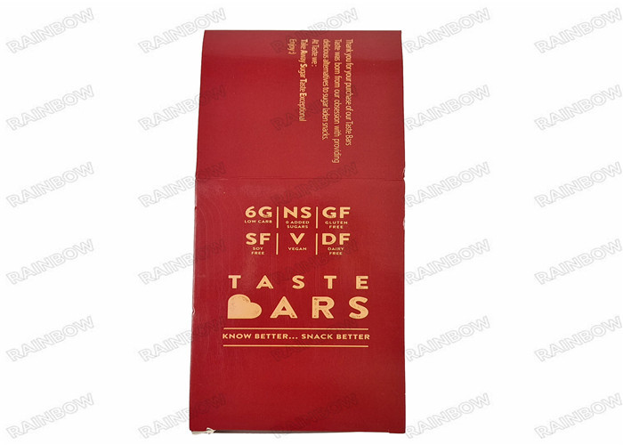 บรรจุภัณฑ์ผลิตภัณฑ์อาหารกล่องกระดาษแสดงการพิมพ์สองด้าน Matte Shinny