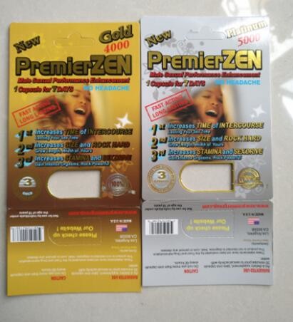 Premierzen Sex Paper บรรจุภัณฑ์กล่องบรรจุภัณฑ์พุพองบัตร SGS จดทะเบียน