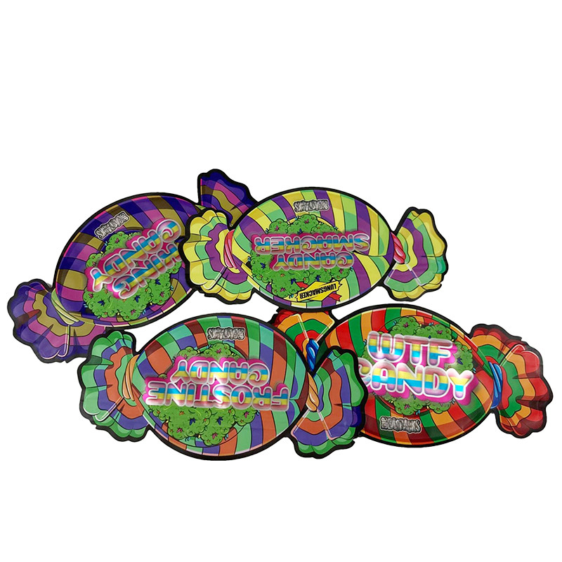 การพิมพ์โลโก้ตามสั่ง 1/8 OZ กระเป๋า Mylar ที่กันเด็ก 3.5 กรัม ขนอาหาร ขนมบํารุงอาหาร