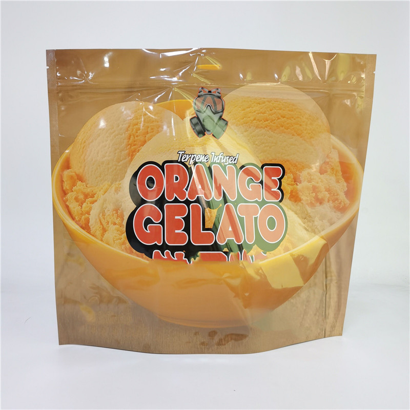 กระเป๋าพิมพ์ดิจิตอล 3.5G 1LB Soft Touch Holographic Pouch High Barrier Smell Proof Child Proof Zipper Stand Up Bags กระเป๋าขัดกลิ่นสูง