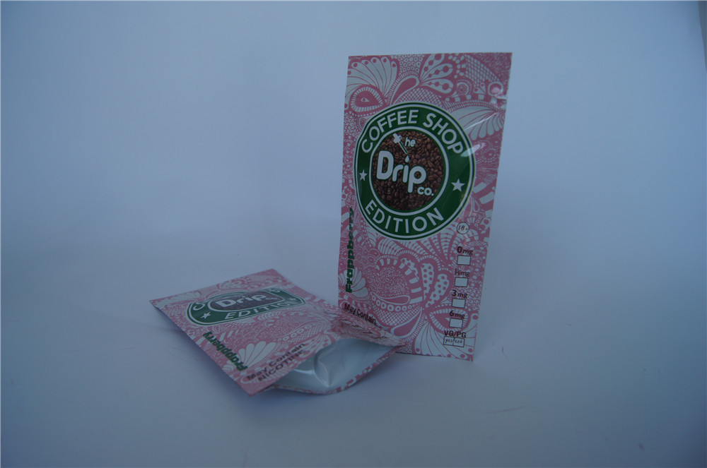 การพิมพ์แบบกำหนดเองยืนขึ้น Vape บรรจุภัณฑ์ถุงบรรจุภัณฑ์ที่มีซิป / ฉีกรอย