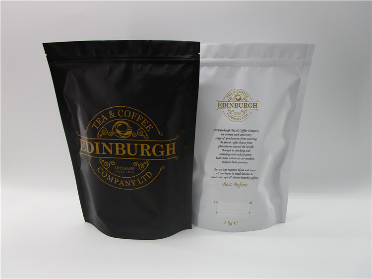 องค์การอาหารและยารับรอง 500 กรัม 1000 กรัมอลูมิเนียมฟอยล์พลาสติกยืนขึ้นเวย์โปรตีนผงถุงบรรจุภัณฑ์ที่มี Ziplock