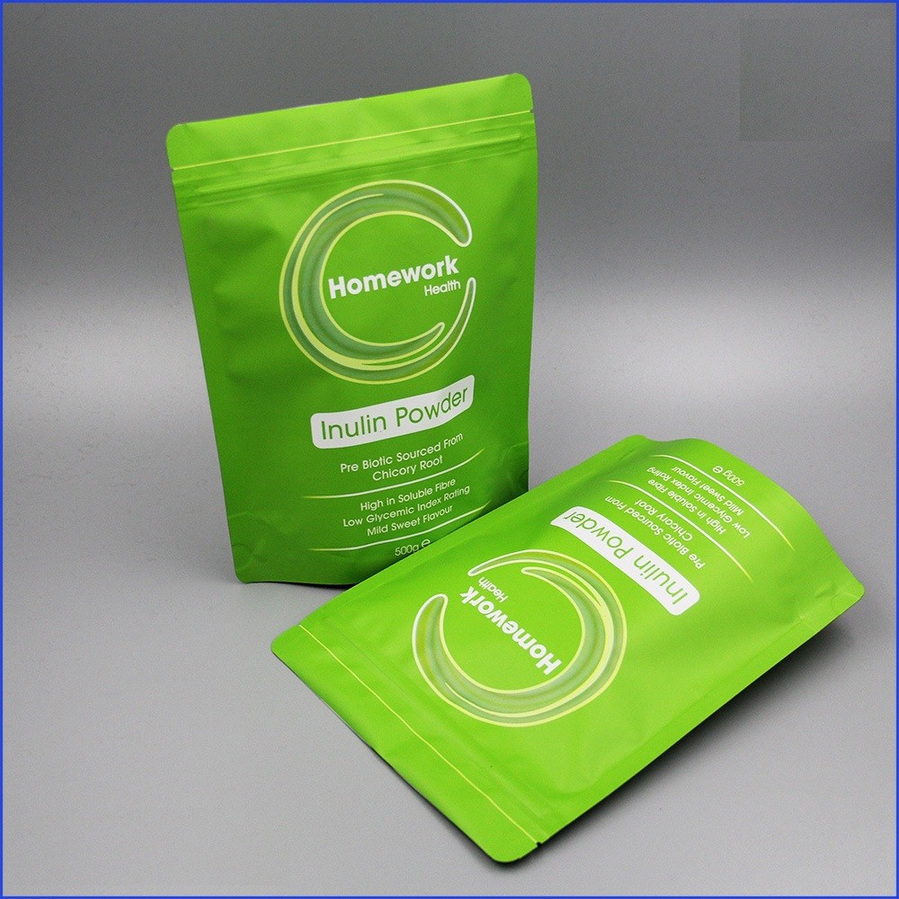 ถุงซิปกาแฟนำมาใช้ใหม่วาล์วฟอยล์เรียงรายยืนขึ้นถุงบรรจุภัณฑ์ชา / กาแฟ / ผง