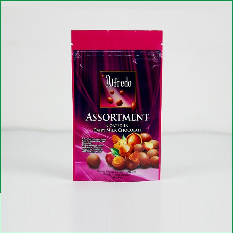 ถุงซิปแบบกำหนดเองพร้อมโลโก้สำหรับถุงบรรจุช็อคโกแลต