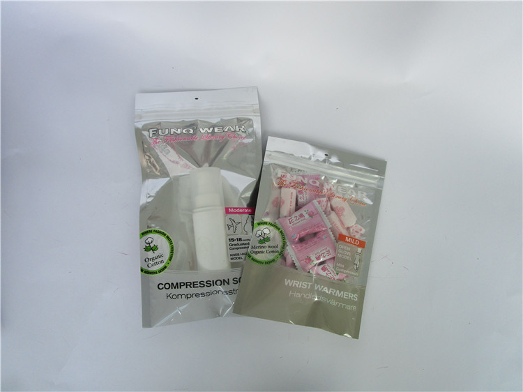 ถุงประทับตราสามด้านคุณภาพสูงพร้อมถุง ziplock / ถุง ziplock / ถุงซิปสำหรับชุดชั้นใน