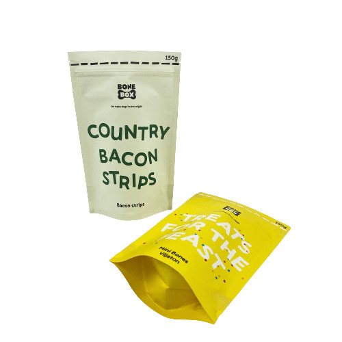 กระเป๋าบรรจุเมล็ดกาแฟที่สามารถบีโอเดเกรดได้ กระเป๋ากระเป๋ากระดาษครัฟท์กระดาษรีไซเคิล