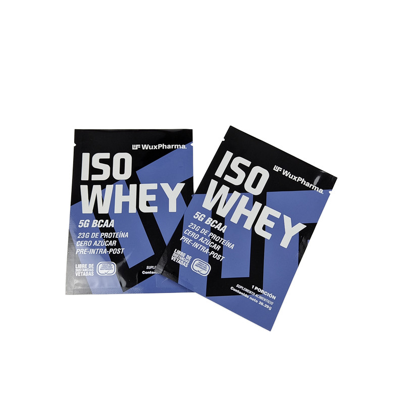 แพ็คเกจกระเป๋าสตางค์โฟลีย์ 3 ด้าน เก็บตัวอย่างอาหารเสริม 10 กรัม