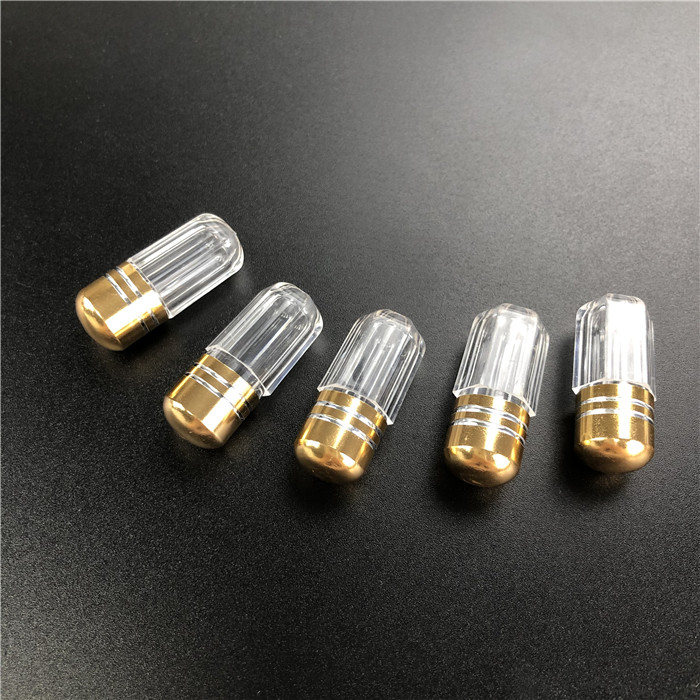 กระป๋องยาพลาสติกสไตล์ Octagon ด้วยสปายโลหะ สําหรับยาเสริมแรงชาย