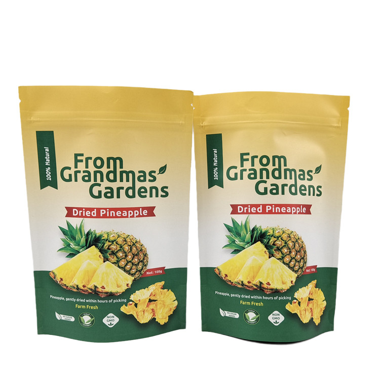 พิมพ์ตามสั่ง สตริปทองทองที่สามารถนําไปใช้ได้อีกครั้ง กระเป๋ากระดาษ Kraft กระเป๋าพิมพ์ดิจิตอล กระเป๋า Mylar ที่มิตรต่อสิ่งแวดล้อม