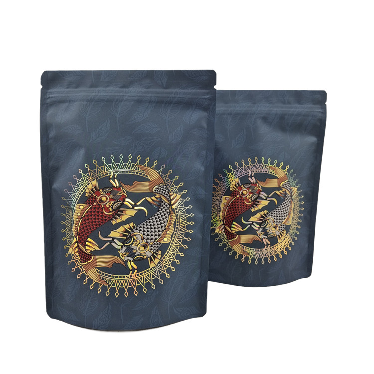 วัสดุ laminated ยืนขึ้นอาหาร ถุงพลาสติกที่มีโลโก้ของตัวเอง พิมพ์ดิจิตอล