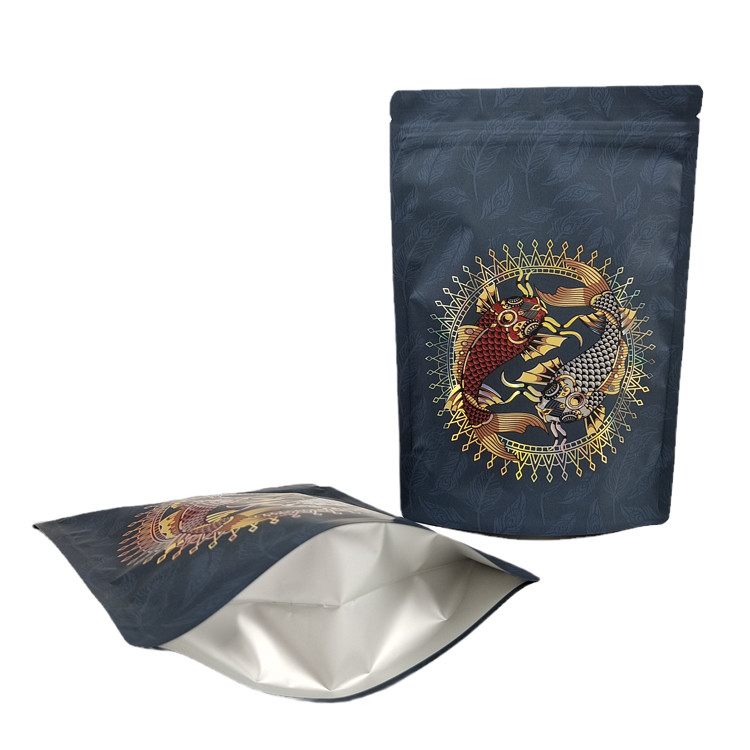 ป้ายความร้อนที่พิมพ์ตามสั่ง 3.5 7g 1oz พลาสติก Soft Touch Mylar Bag พิมพ์ดิจิตอล