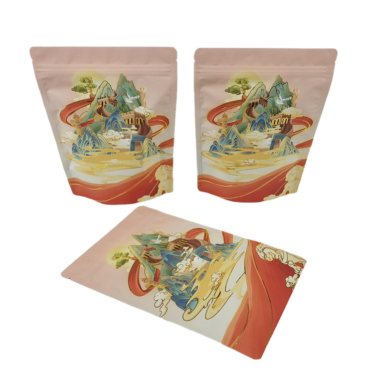 ขายดีที่สุด Custom Soft Touch Mylar Bag Stand Up อลูมิเนียมฟอยล์ 3.5 กรัม กลิ่นกันโปรตีน กาแฟ เครื่องปรุงรส ผงบรรจุ