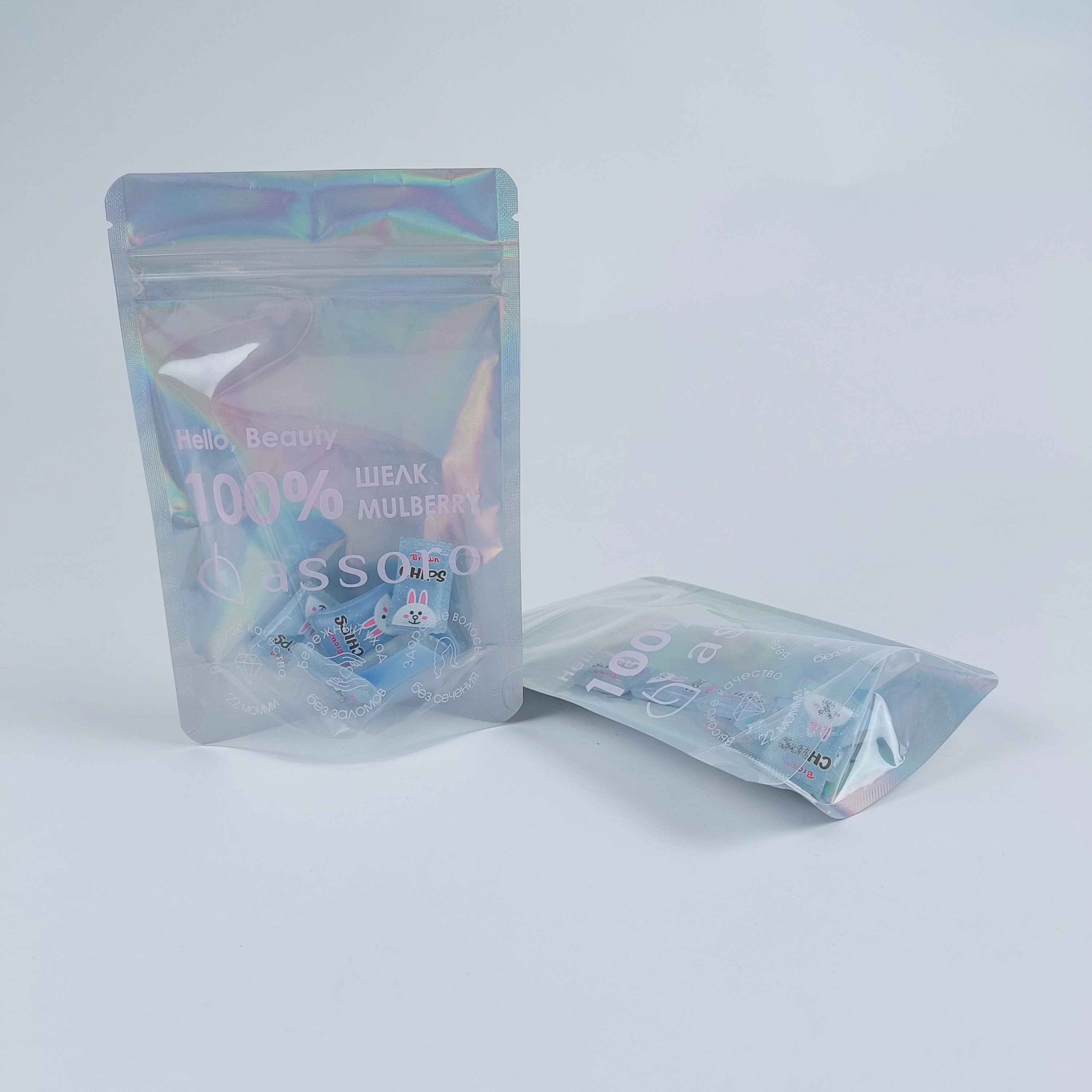 CBD Flower Mylar กระเป๋ากันกลิ่น พร้อมหน้าต่าง