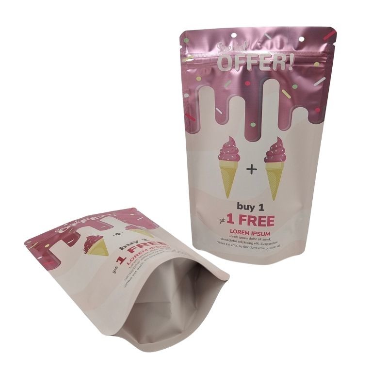 ซิปปิดกระเป๋าบรรจุอาหารสําหรับการสั่งซื้อที่กําหนดเอง