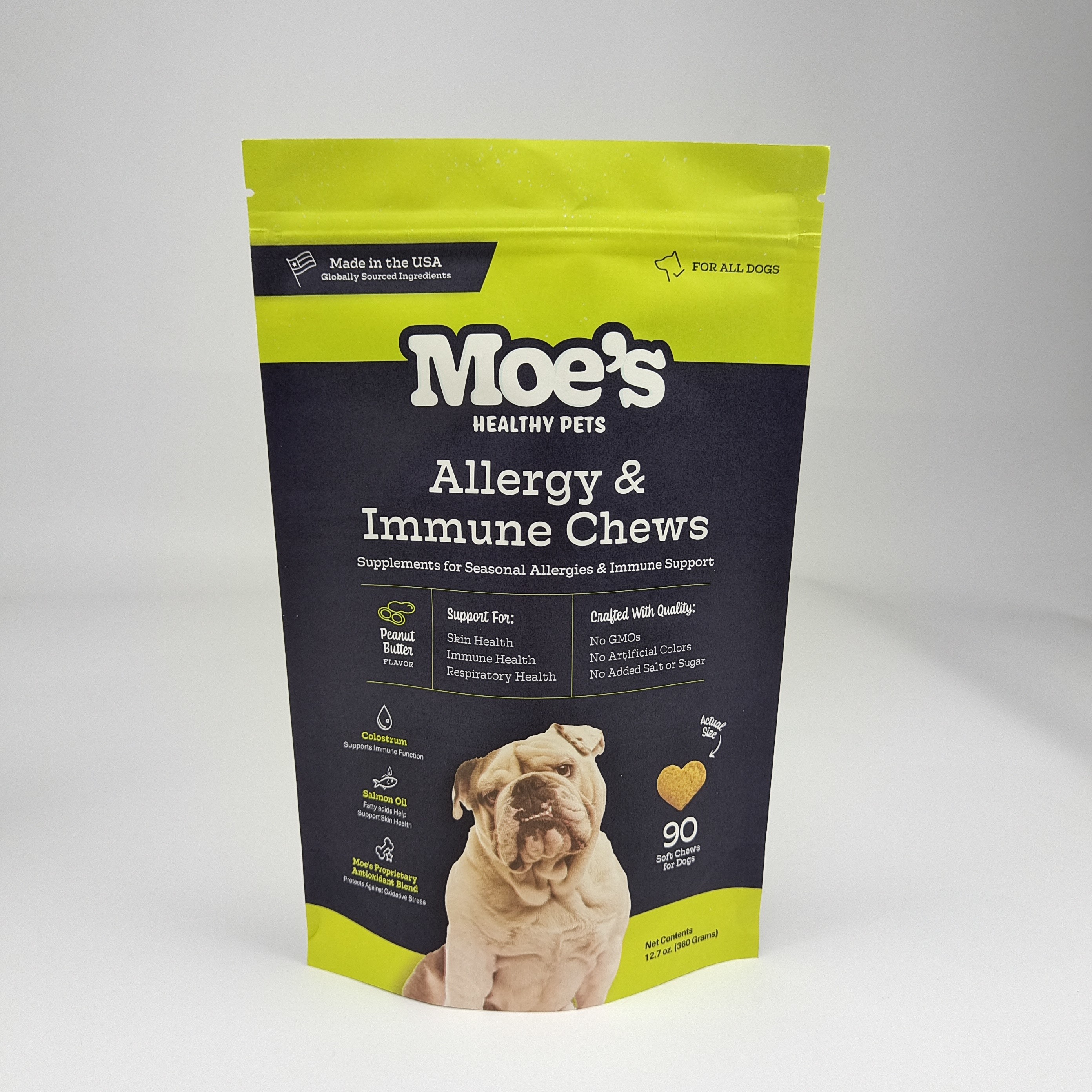 กระเป๋าบรรจุอาหารที่พิมพ์ตามสั่ง กันกลิ่น Ziplock กระดาษ Kraft Stand Up กระเป๋าด้วยซิปและหน้าต่าง