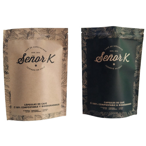 กระเป๋าสะพายอาหาร ผนังบรรจุอาหาร ขาวธรรมดา พิมพ์ด้านบน เติมด้วยวาล์วอากาศ