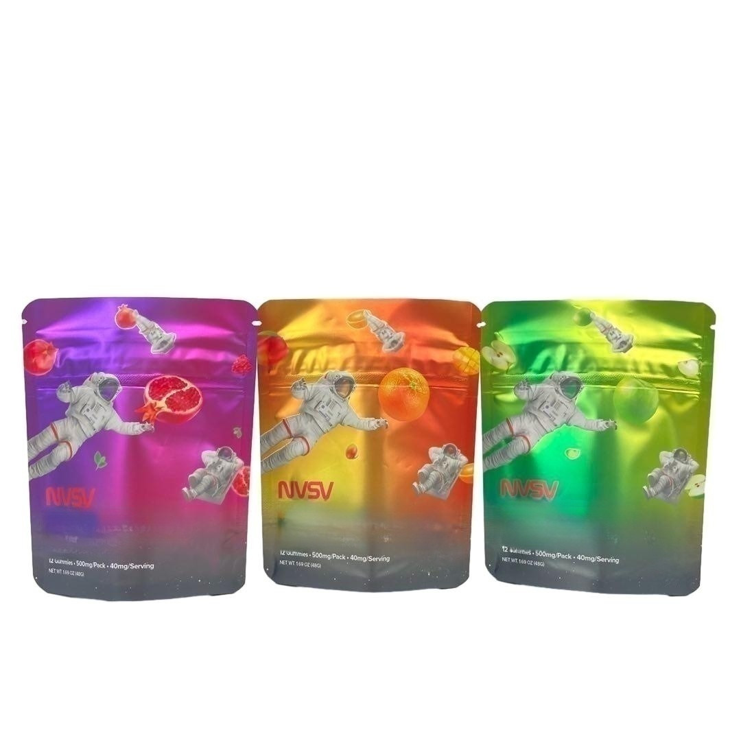 3.5 กรัม กระเป๋าพลาสติก แพคเกจ ตราสัญลักษณ์ พิมพ์ CBD