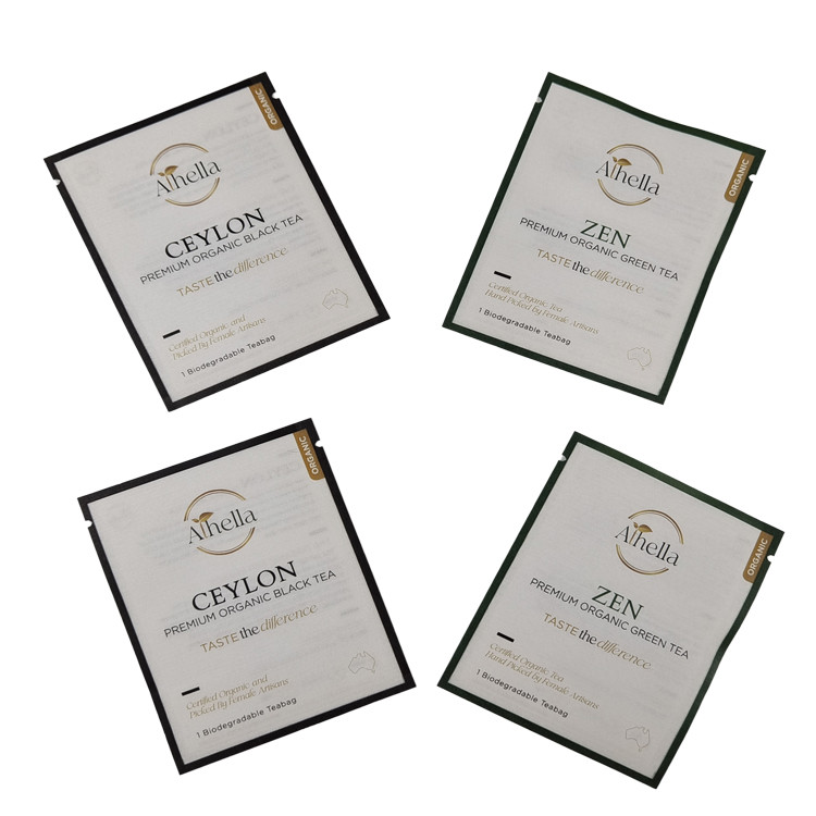 กระเป๋าสะพายสีขนาดเล็กแบบพิมพ์ตามสั่ง สําหรับชา กาแฟ ขนาดผง กระเป๋าสะพายสี Mylar