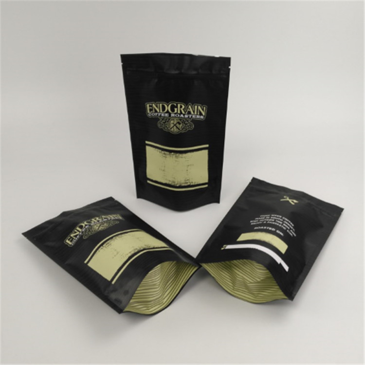 โรงงานขายยอดขาย ถุงยืนด้วยซิป ขนาดและสีที่กําหนดเอง ถุงบรรจุ