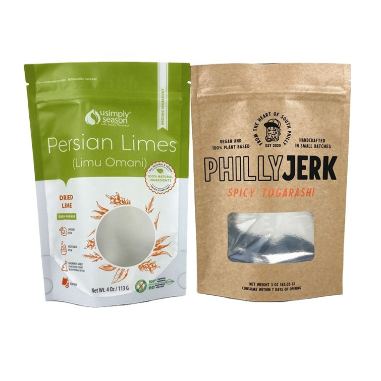 อาหารเกรด กระดาษ Kraft ถุงกระดาษสําหรับมะม่วง ขนาดผง อาหาร คุ๊กกี้ถั่ว อาหารสัตว์เลี้ยง อาหารที่มิชอบสิ่งแวดล้อม ชา ผลาญกระดาษกันกลิ่น