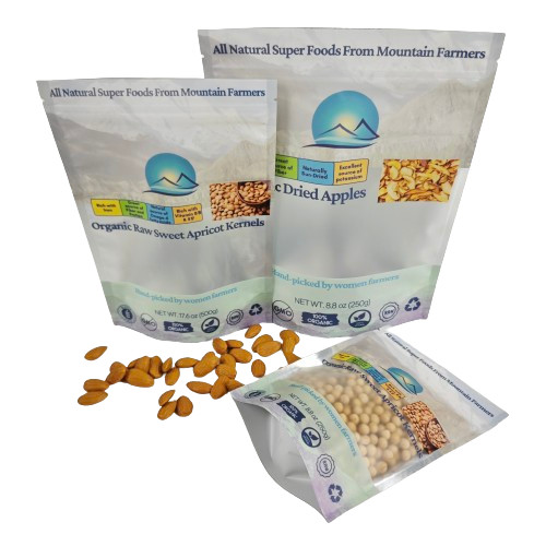 ขายปลีก กระเป๋าพลาสติกที่ปิดใหม่ได้ตามสั่ง กระเป๋าบรรจุชา กระเป๋ายืนกระเป๋าล็อคซิป