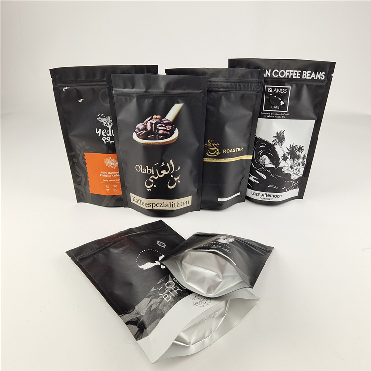 โฟลยอลูมิเนียมหล่อลามิเนียม Ziplock Stand Up Pocket การพิมพ์ดิจิตอล ขนาด / สีตามต้องการ